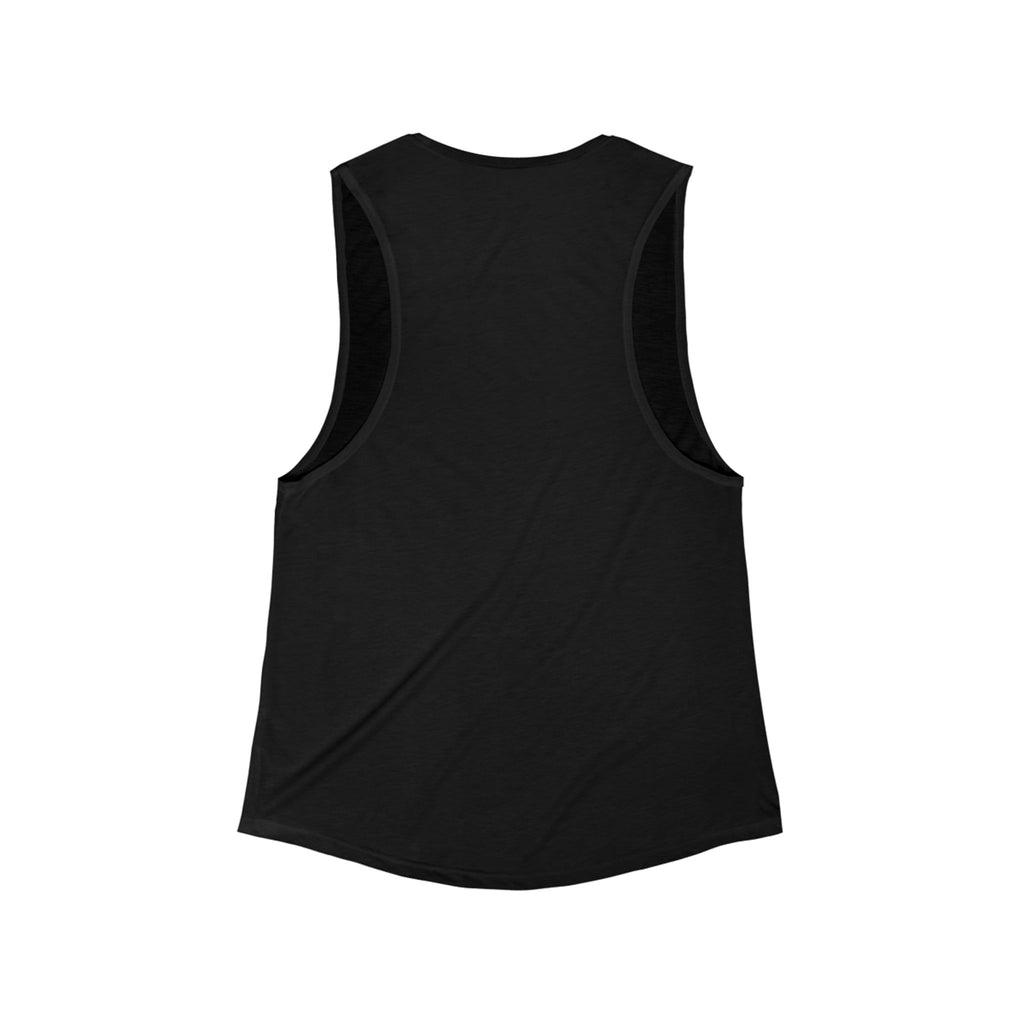 Women's Flowy Scoop Muscle Tank - "Lift Heavy, Pray Hard"