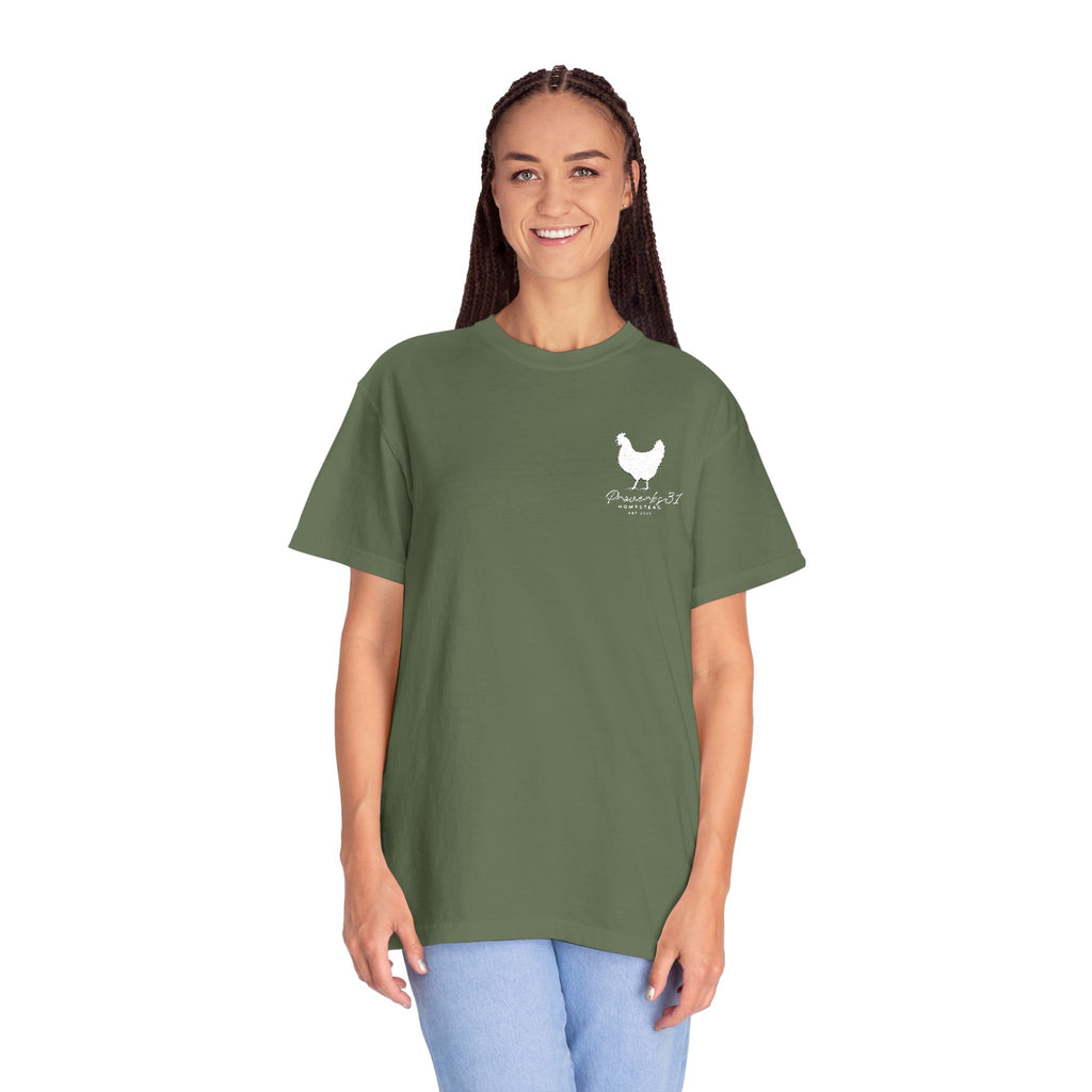 Unisex Proverbs 31 Homestead logo tee