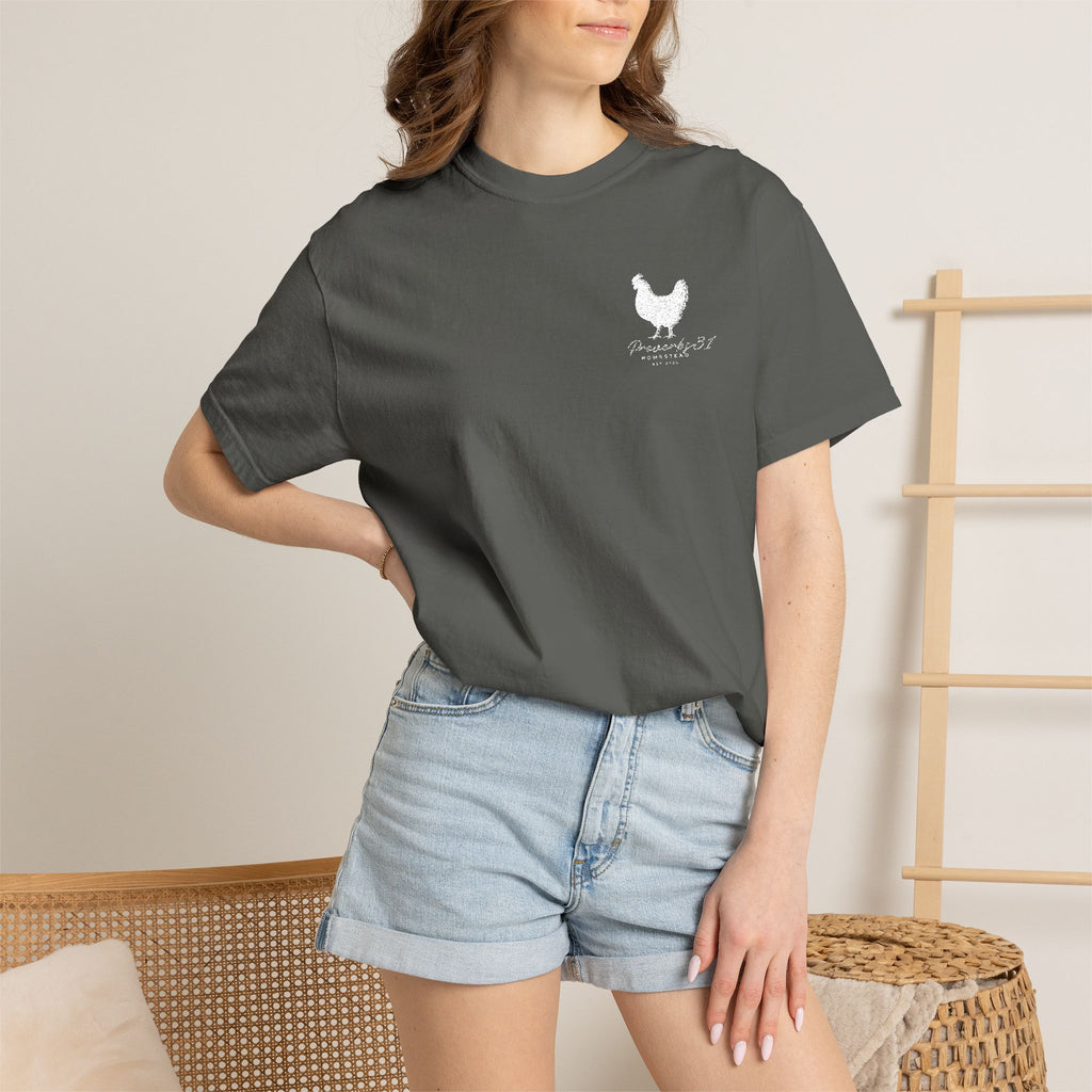 Unisex Proverbs 31 Homestead logo tee