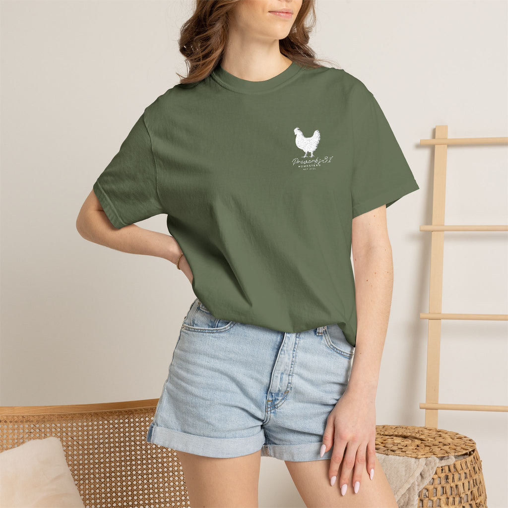 Unisex Proverbs 31 Homestead logo tee