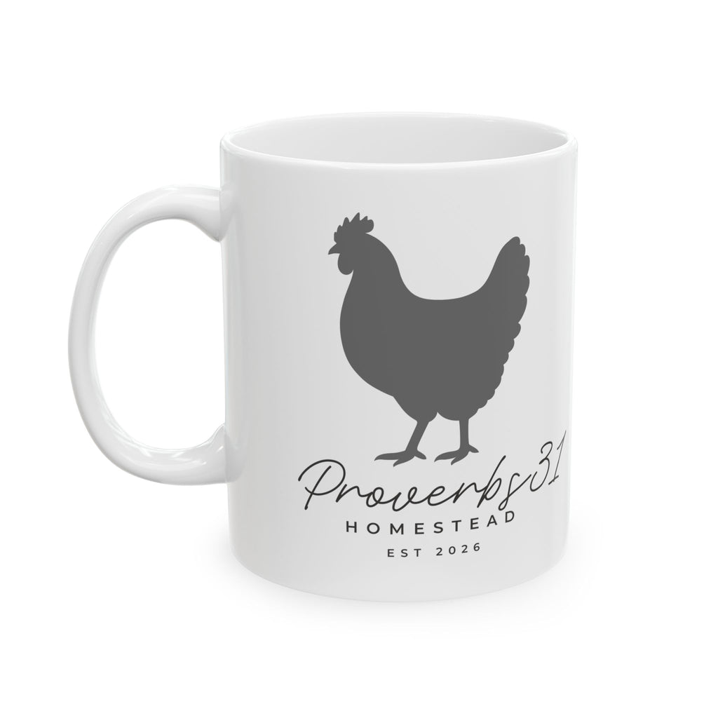 Prov 31 Homestead logo mug