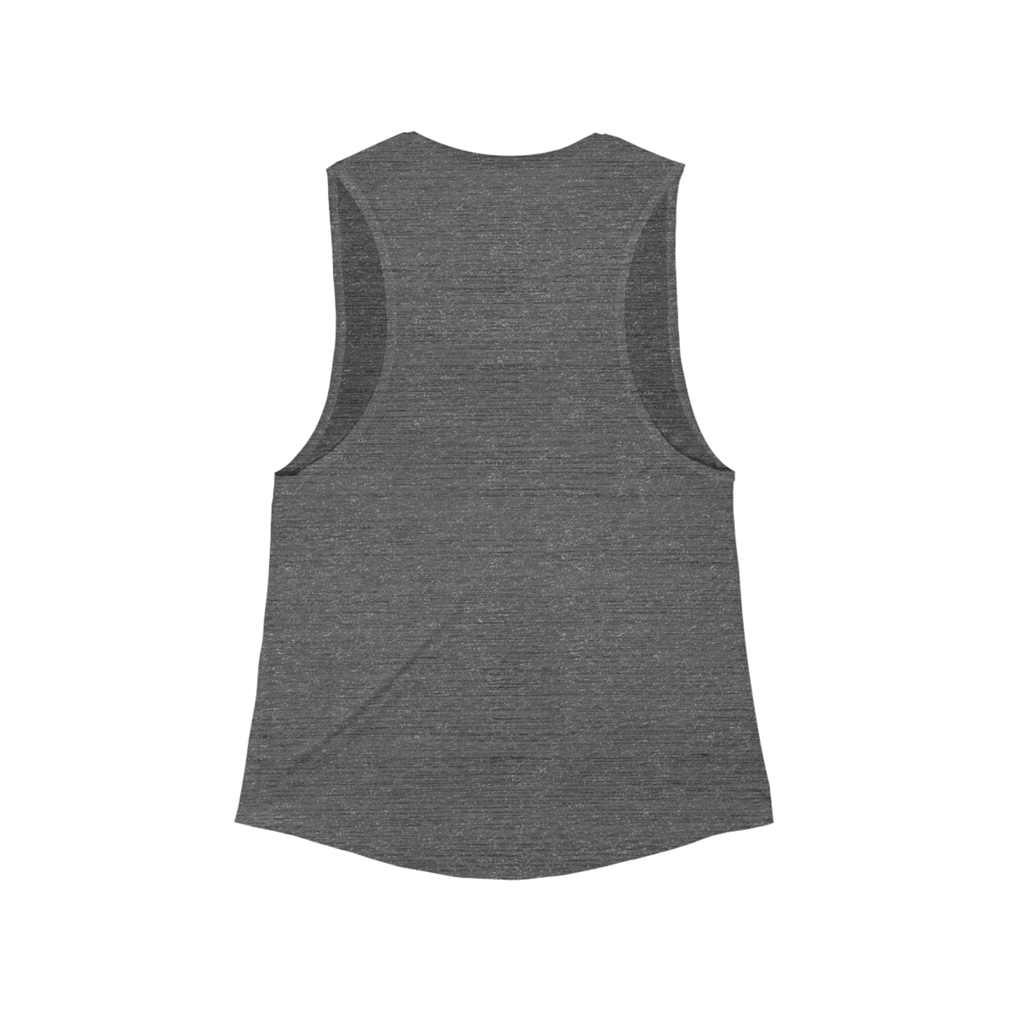 Women's Flowy Scoop Muscle Tank - "Lift Heavy, Pray Hard"