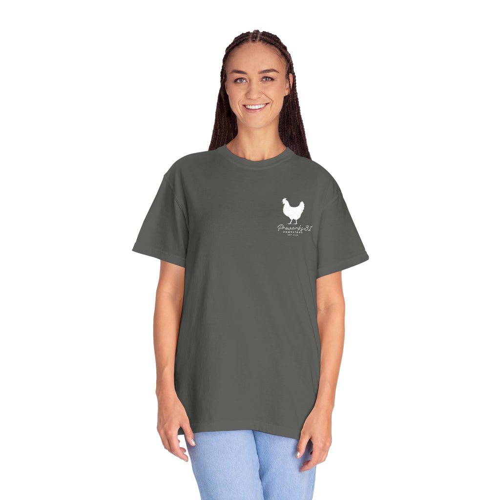 Unisex Proverbs 31 Homestead logo tee